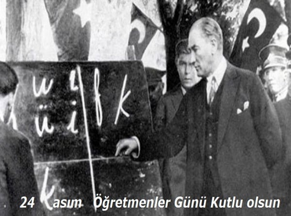 24 KASIM ÖĞRETMENLER GÜNÜMÜZ KUTLU OLSUN